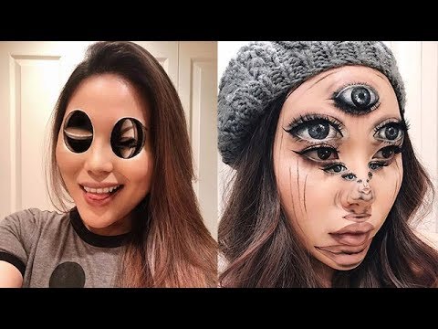 Makeup Artist Creates Mind Blowing Optical illusions with Makeup |