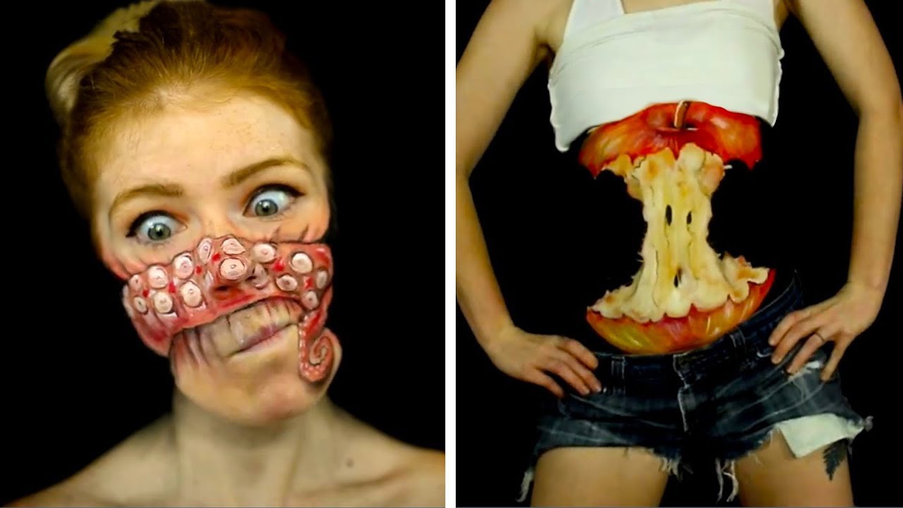 THE MOST IMPRESSIVE MAKEUP AND BODY ART ILLUSIONS