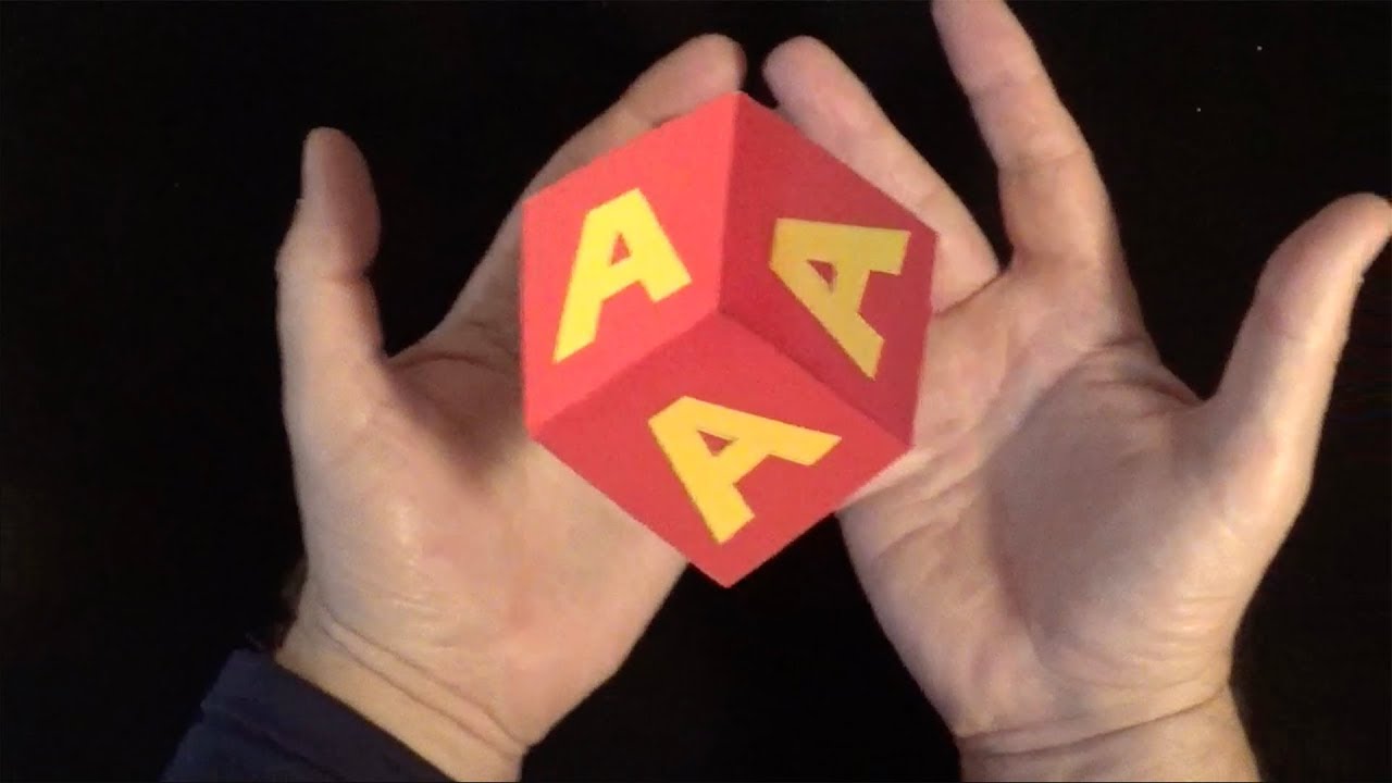 How to Make Amazing Floating Cube - Optical Illusion - By Vamos