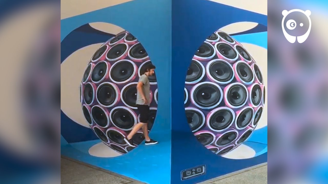 Mind-bending 3d illusions by Leon Keer