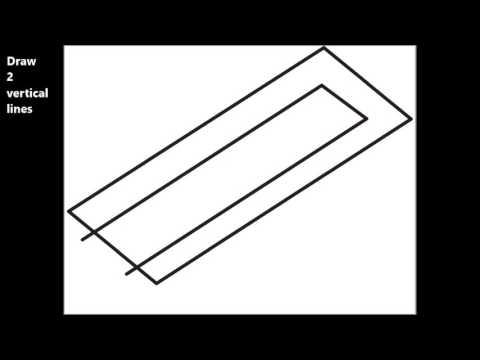 How to Draw Optical Illusions Easy Step by Step 3 Prongs Drawing Tutorial for Kids