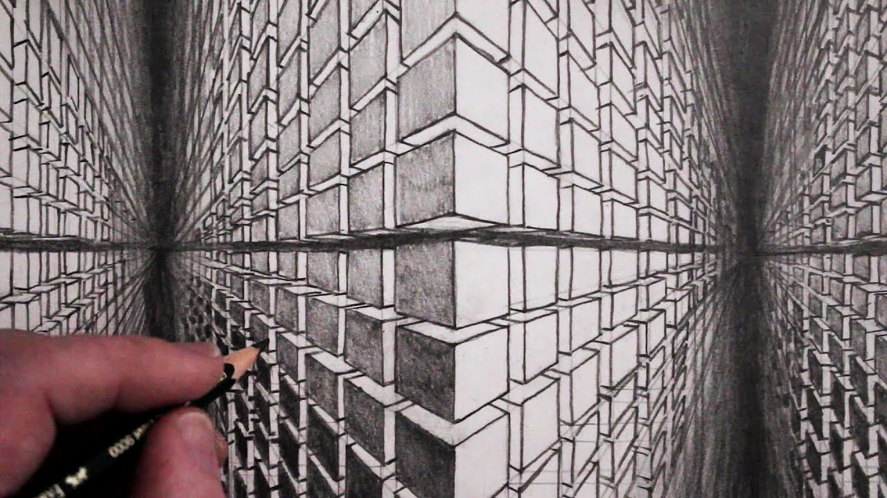 How to Draw an Optical Illusion: 3D Cube