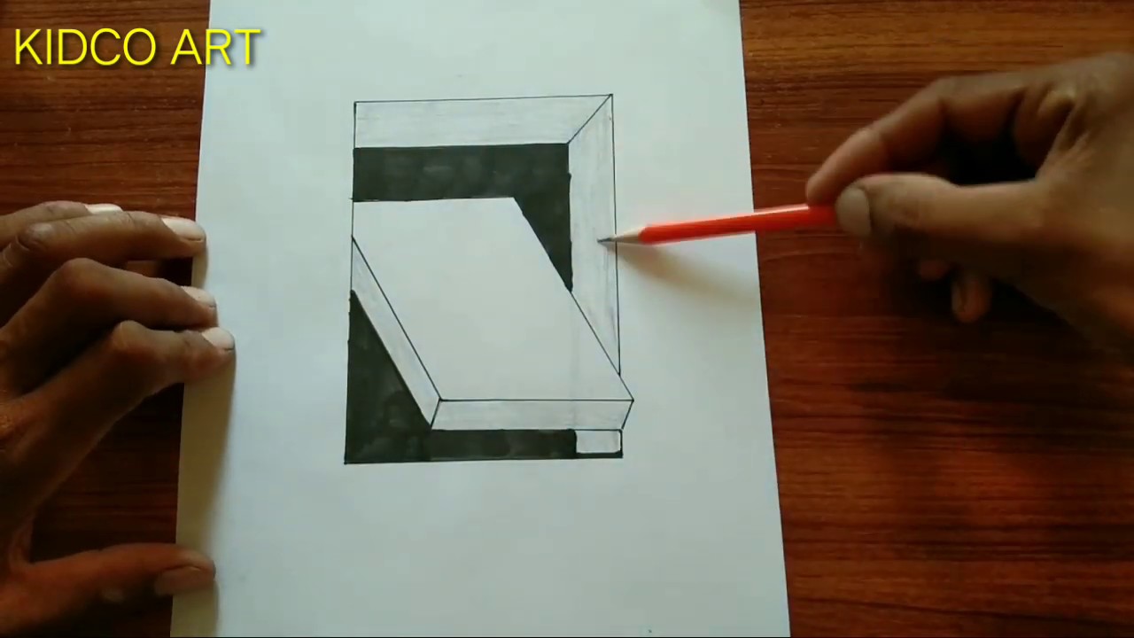 3dart | very easy optical illusions inpaper |kidcoart