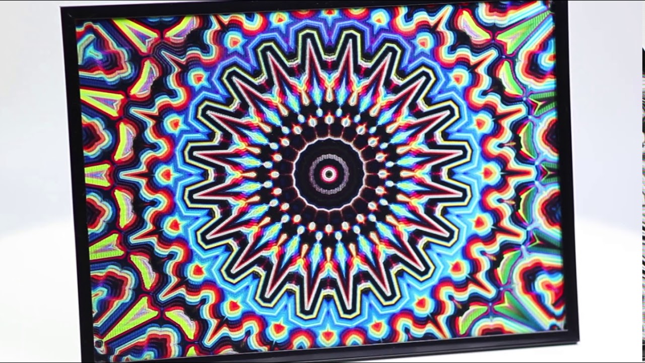“Mandala Coloring” Optical Illusions Art by Fraktality