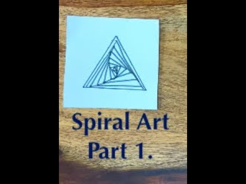 Spiral Art  (Part 1) - Ranjani's Creative Corner | Optical illusions |