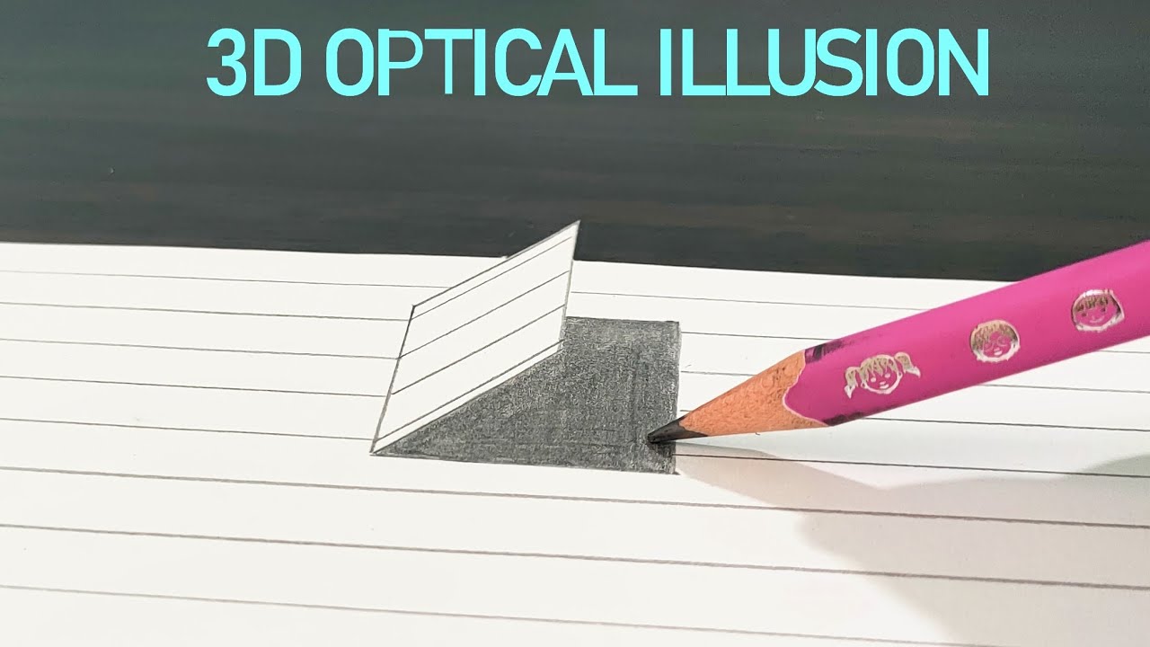 How to Draw 3D Optical Illusions | Drawing of a Simple Pothole | How to draw 3D Art