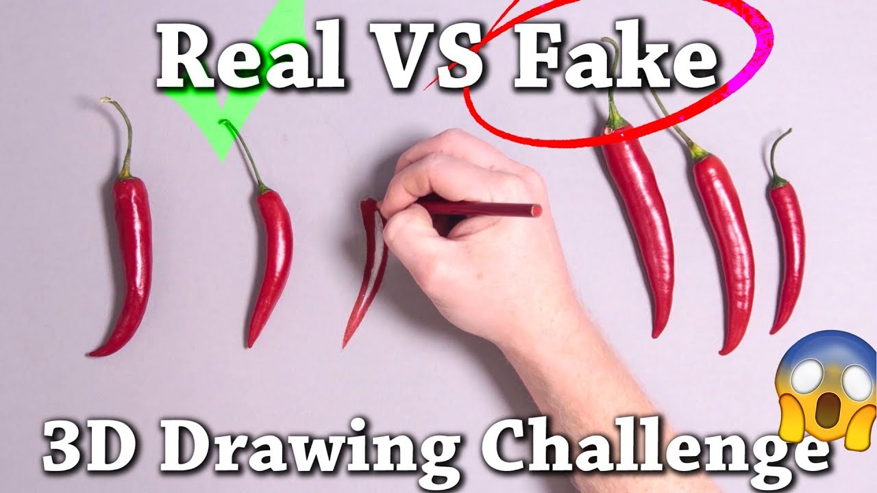 10 Real vs Drawing Illusions to Test Your Brain!