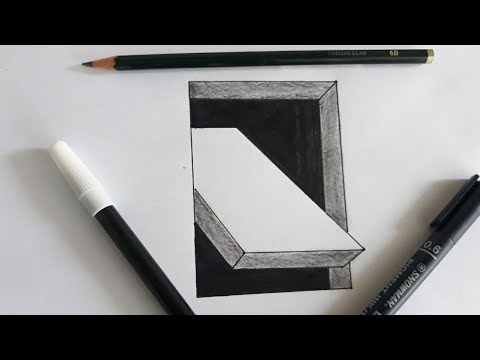 How to Draw 3D Optical Illusions on Paper | 3D Tutorials For Beginners