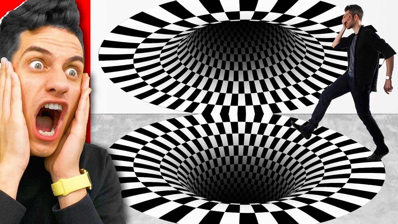 3D ILLUSIONS THAT WILL TRICK YOUR EYES! (CHALLENGE)