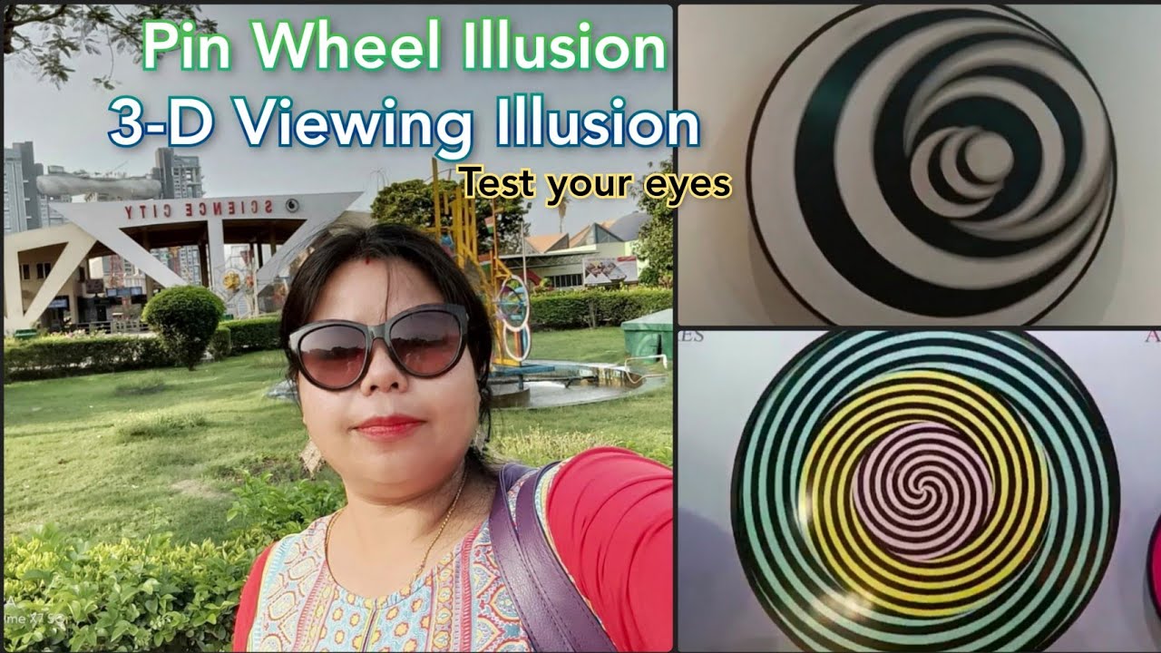In reality testing eyes in best Optical Illusions  | Different types of Illusions | Science City