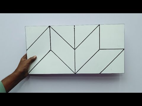 Optical Illusions Wall Design | Wall Art Painting Designs Ideas For Bedroom
