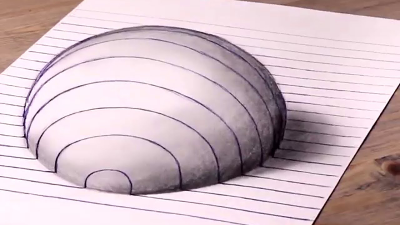 How to Draw - Easy 3D Cube & Art Illusions (Part 108) Optical illusion | 3d drawing | #shorts