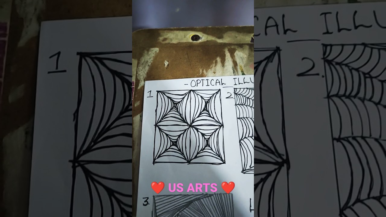 Optical illusions. ❤️US ARTS ❤️.pls like, share and subscribe my channel friends 🙏