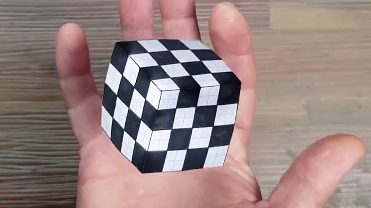 How to Draw - Easy 3D Cube & Art Illusions (Part 104) Optical illusion | 3d drawing | #shorts