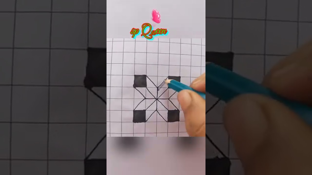 how to draw 3d optical illusion drawing |Sketching on paper  #shorts