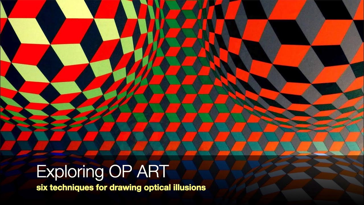 Exploring Op Art - six techniques for drawing optical illusions