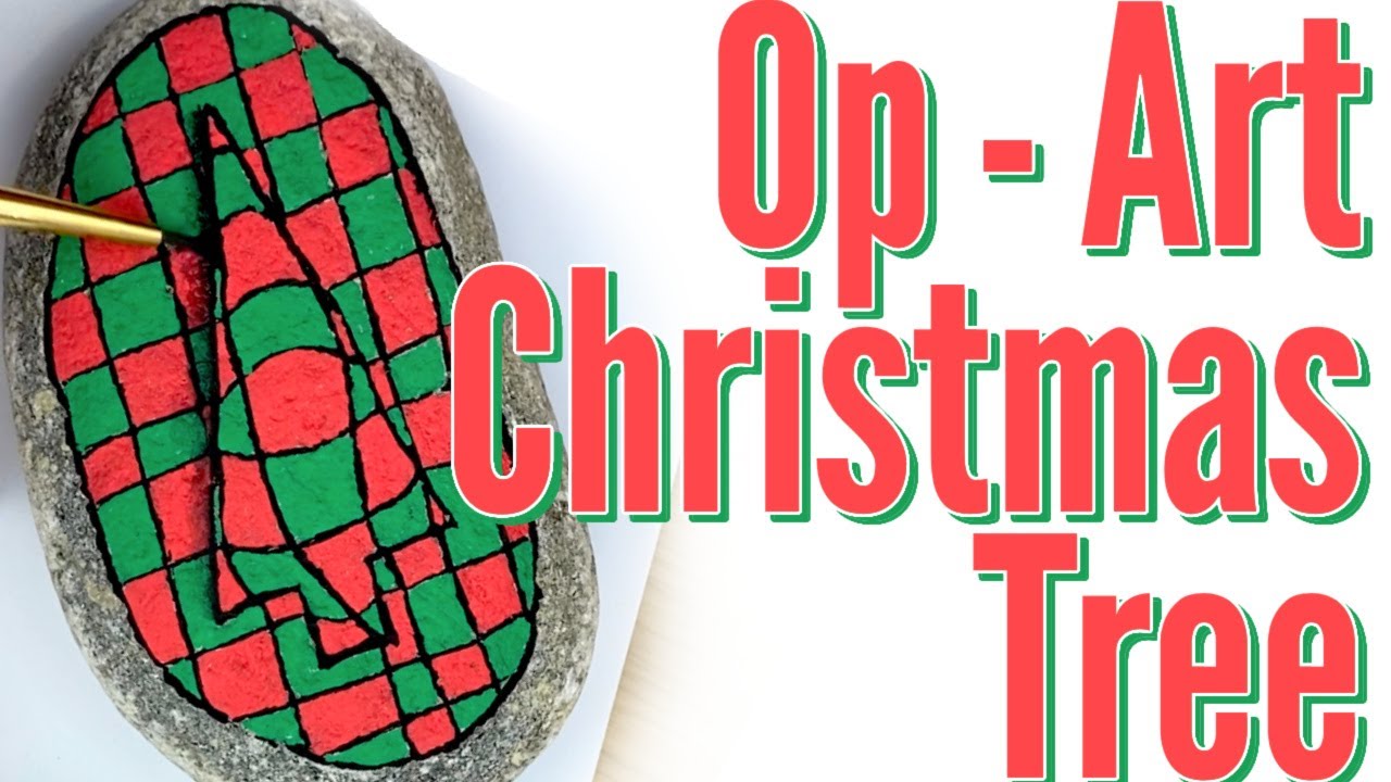 Op Art Christmas Tree || Easy Optical Illusion Art || Easy Illusions to Draw