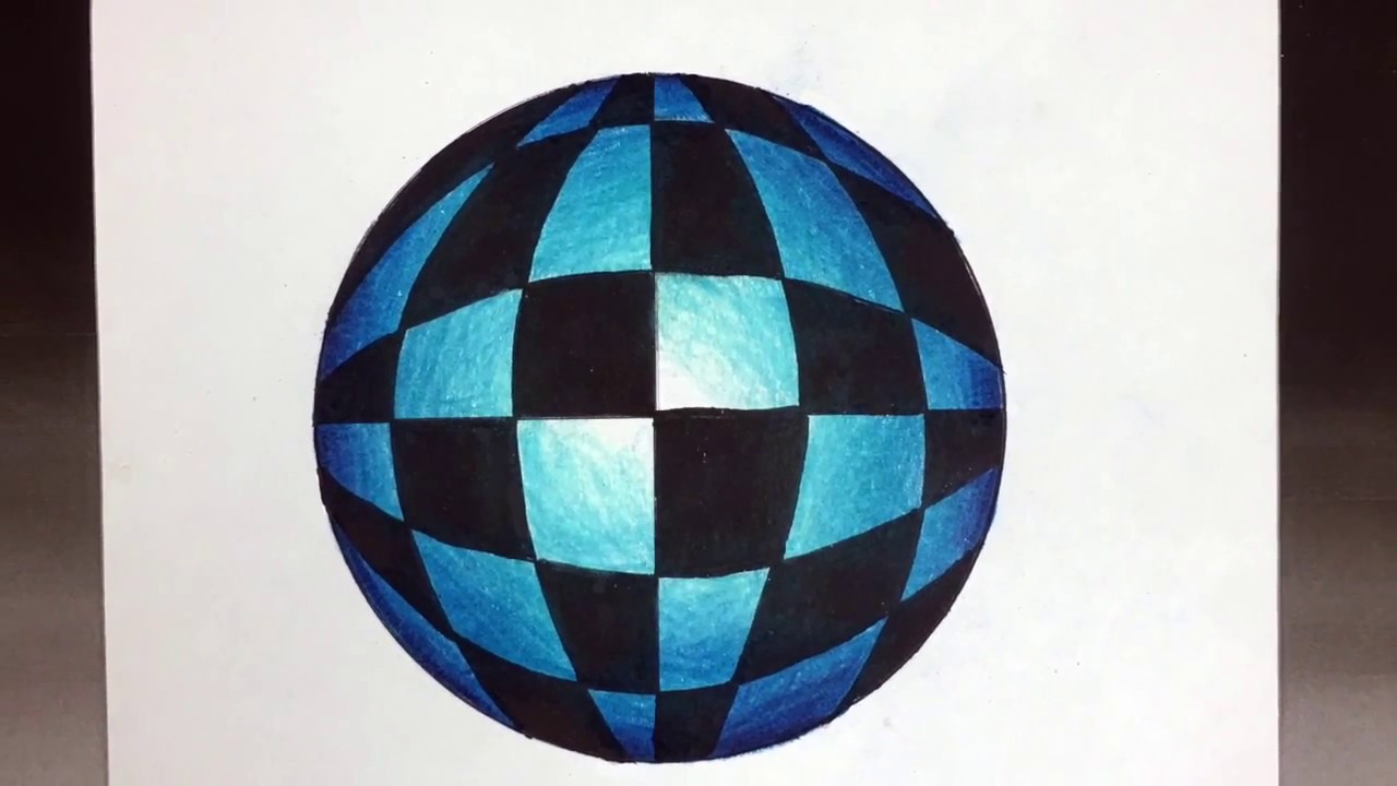 Op Art Illusion Series: Bulging Circles