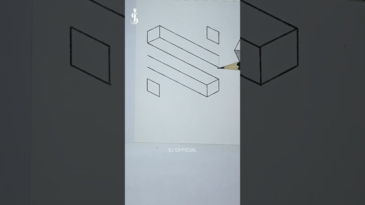 How To Drawing 3D Optical Illusions🧐 #shorts #artwork #art #drawing #trend #viral #fyp