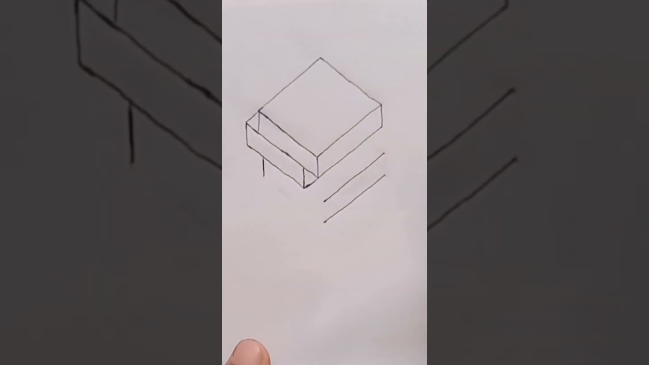 easy 3d optical illusions #shorts #viral #art