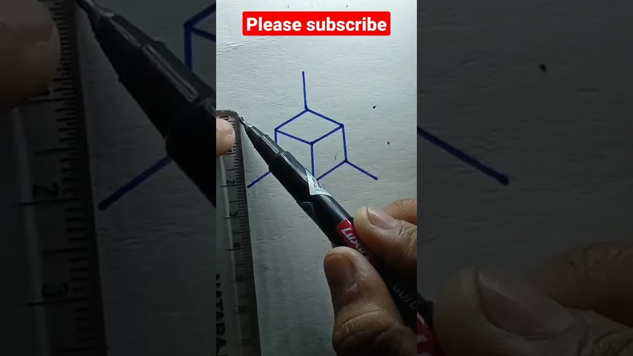 optical illusions drawings / How to draw 3d illusion / Trick Art / optical illusions #shorts